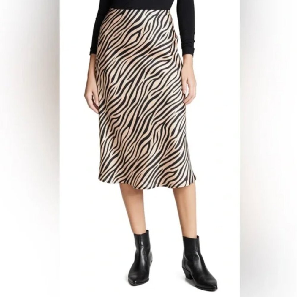 Renamed Tiger Print midi-skirt